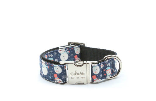 Snowman Dog Collar