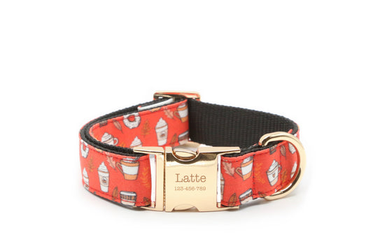 Latte Lover Dog Collar