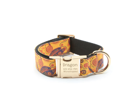 Dragonfly dog collar