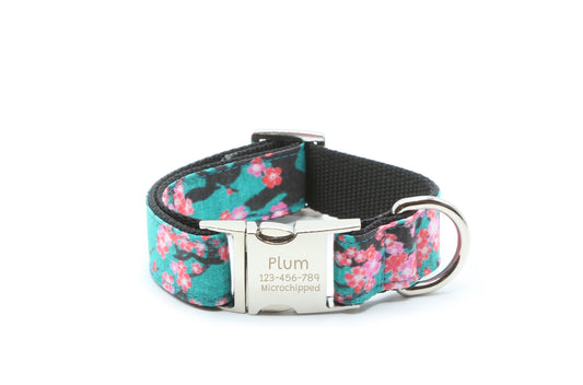 Japanese Cherry Blossom Dog Collar