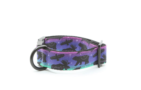 Northern Lights Wildlife Dog Collar