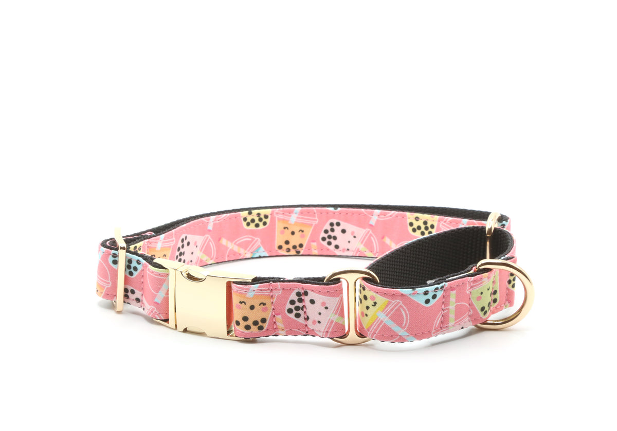 Boba Milk Tea dog collar