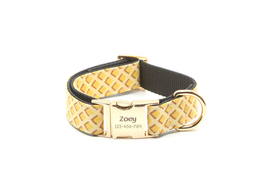 Waffle Cone Ice Cream Dog Collar