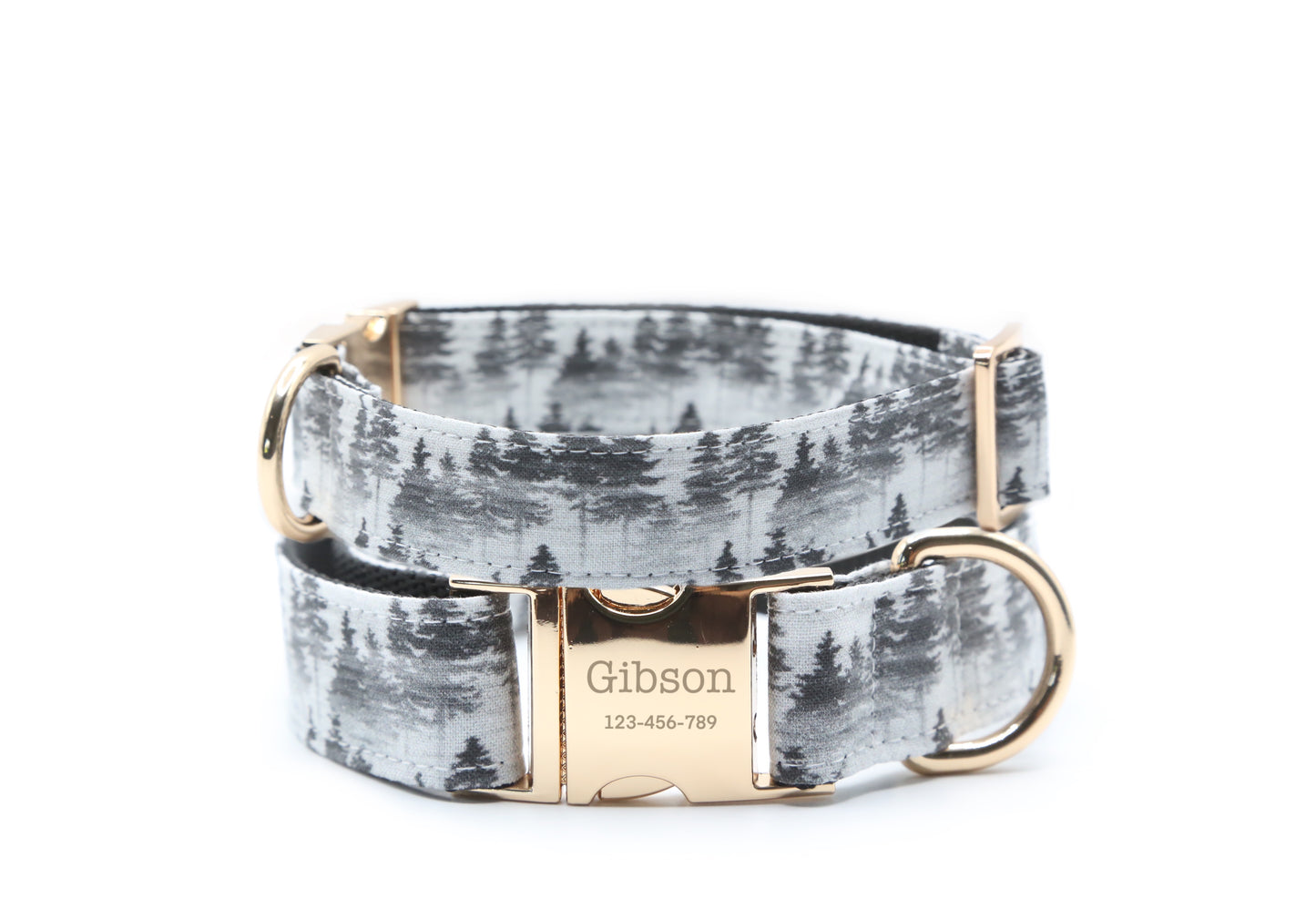 Black Forest Mist dog collar