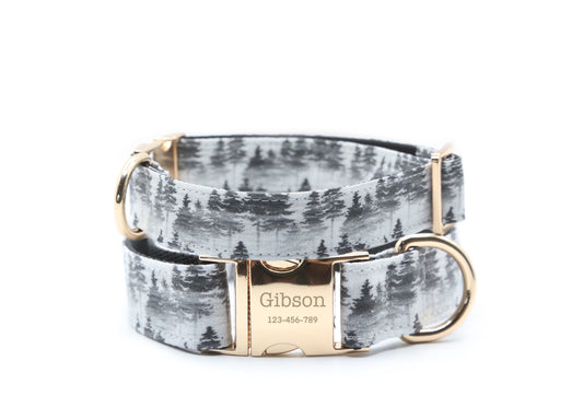 Black Forest Mist dog collar