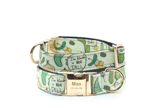 Kind of a Big Dill Dog Collar