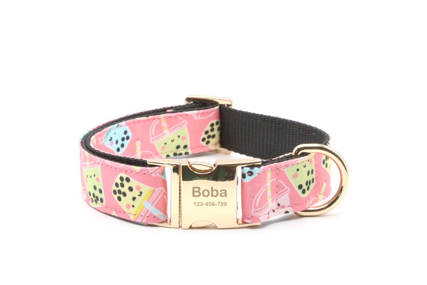 Boba Milk Tea dog collar
