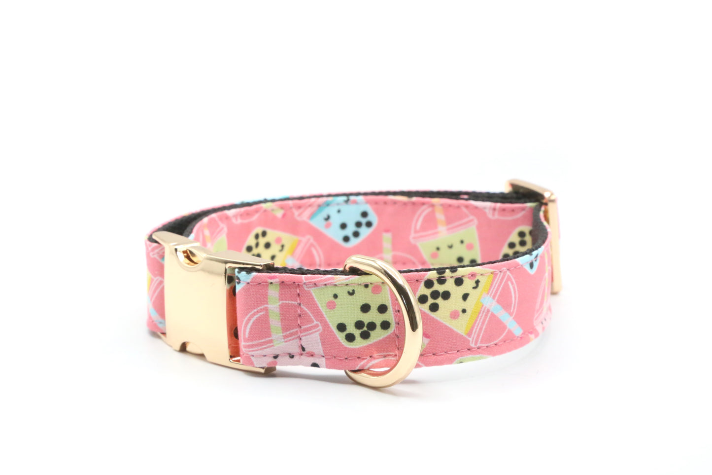 Boba Milk Tea dog collar
