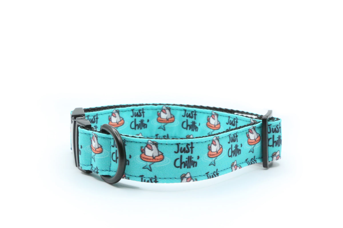 Just Chillin’ Shark Dog Collar