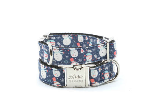 Snowman Dog Collar
