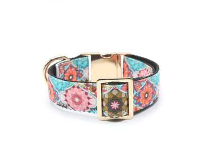 Moroccan Tiles Dog Collar