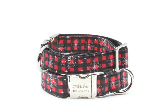 Lumberjack Plaid Dog Collar