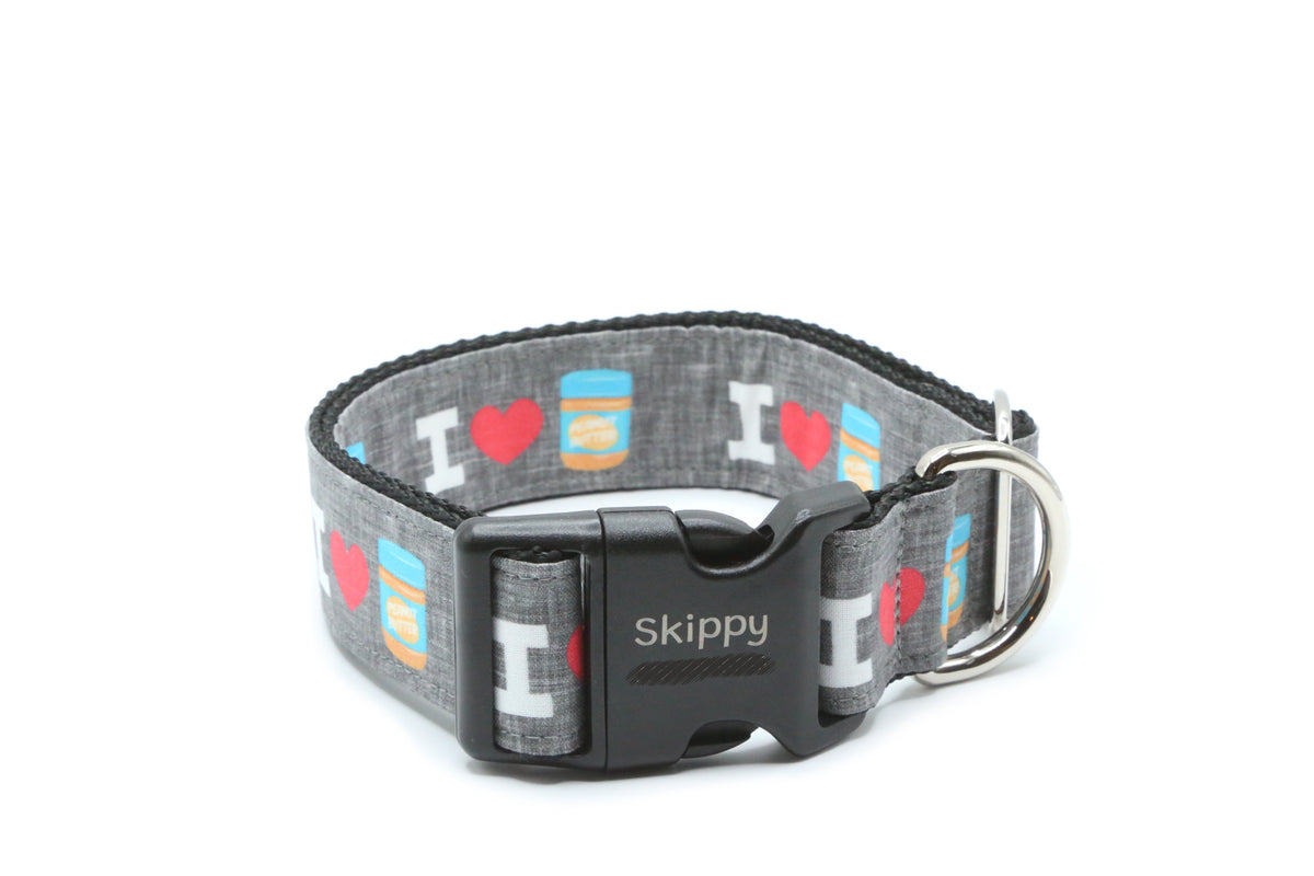 I Heart Peanut Butter Dog Collar