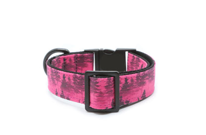 Fuchsia Forest Mist Dog Collar