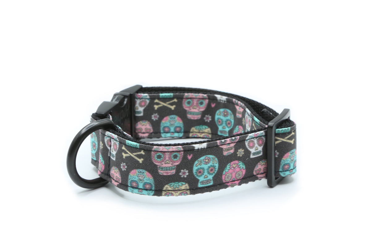 La Catrina Skull Dog Collar