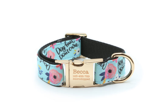 Dog Hair Don't Care dog collar