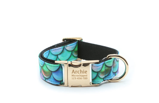 Mermaid Scales Dog Collar