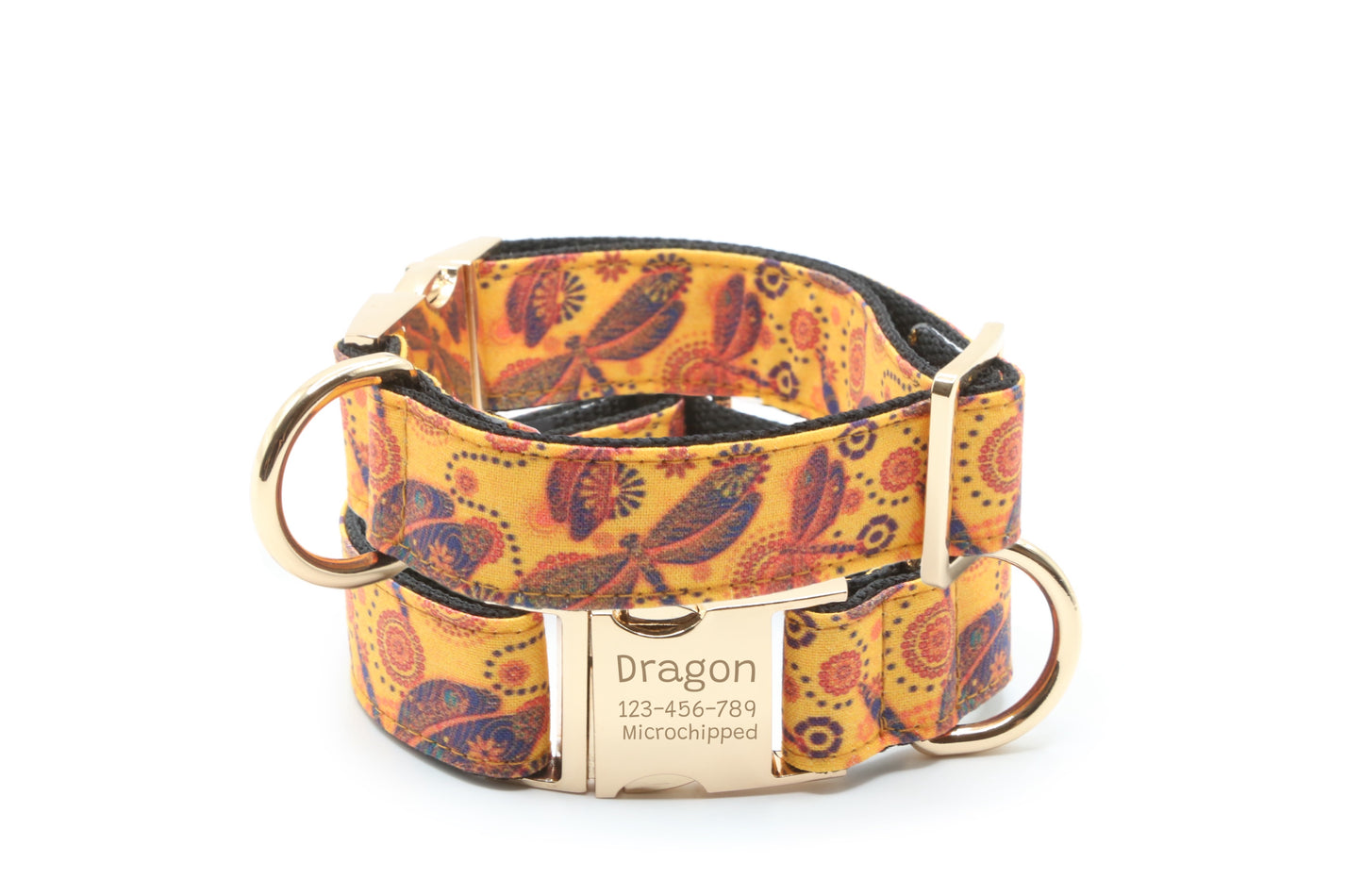 Dragonfly dog collar