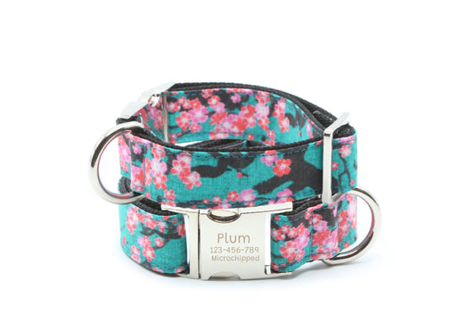 Japanese Cherry Blossom Dog Collar