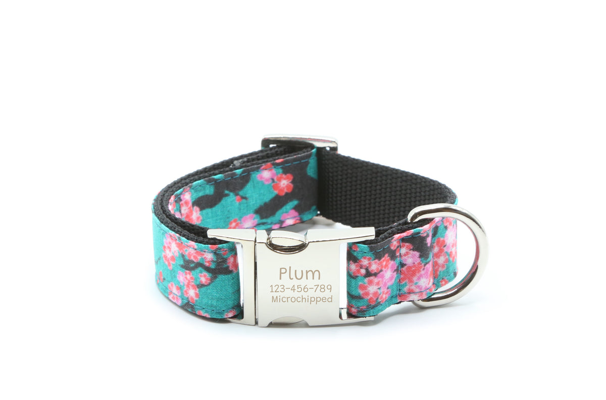 Japanese Cherry Blossom Dog Collar