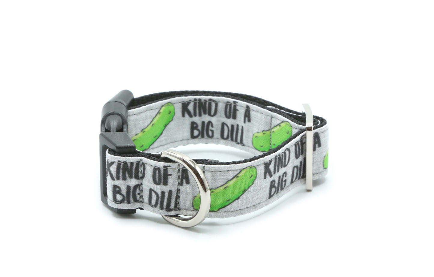 Kind of A Big Dill Pickles dog collar (Copy)