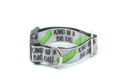 Kind of A Big Dill Pickles dog collar