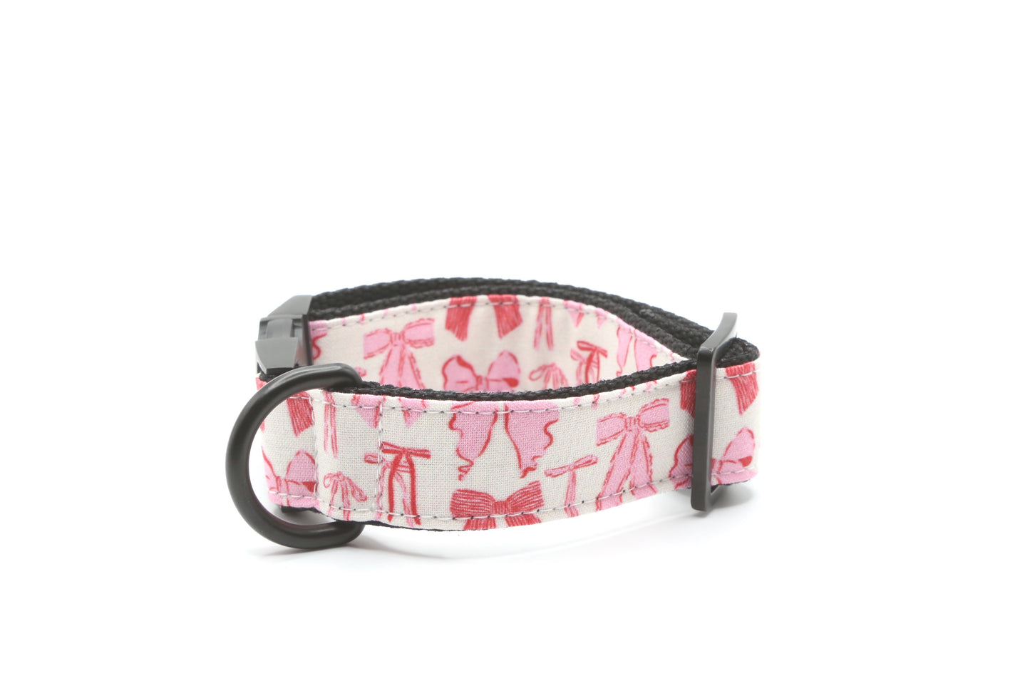Pink Bow Tie dog collar