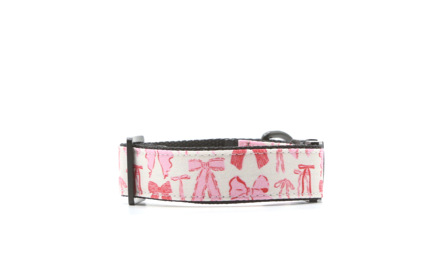 Pink Bow Tie dog collar