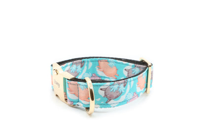 Flying Pigs dog collar