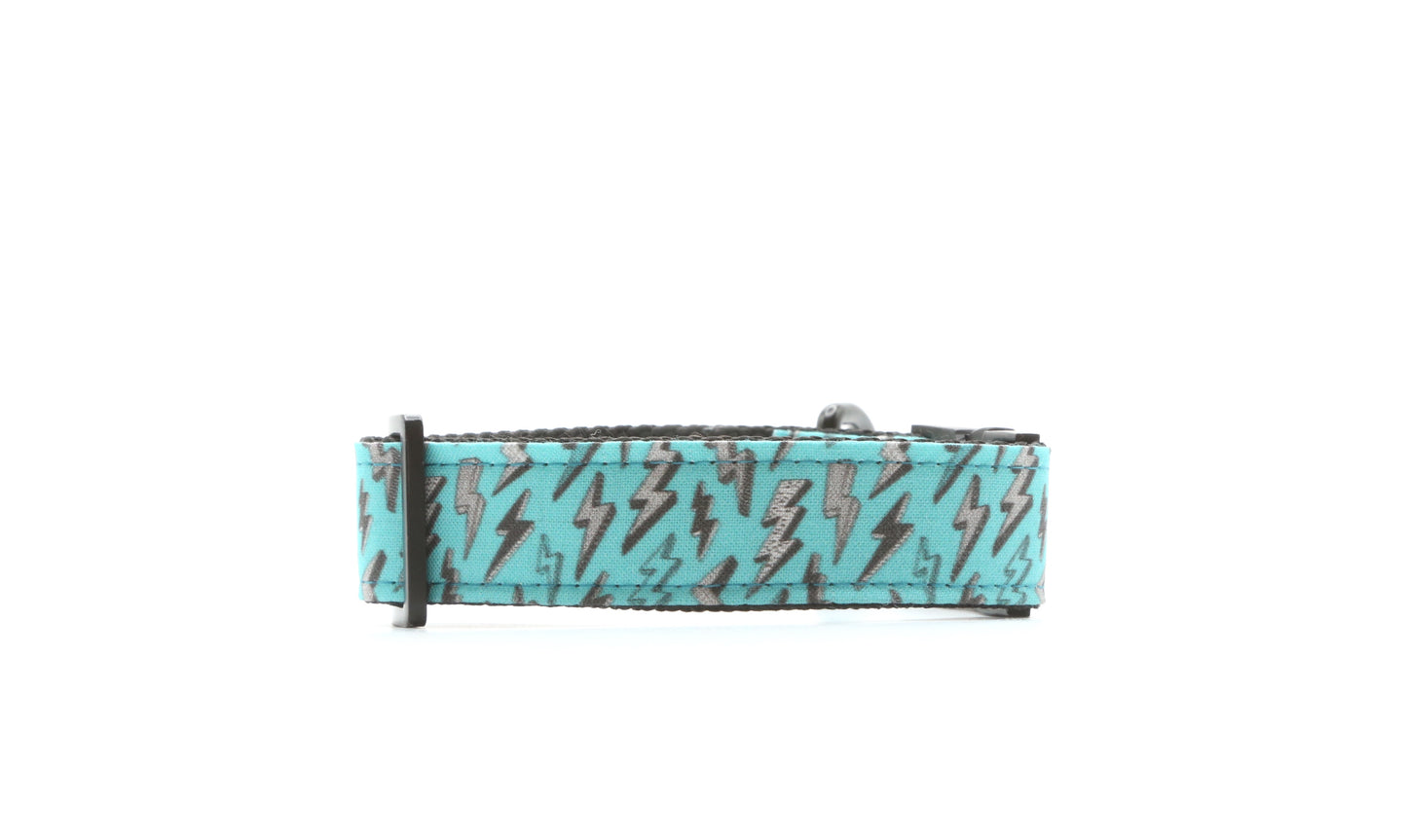 Thunder Lightning Bolt dog collar
