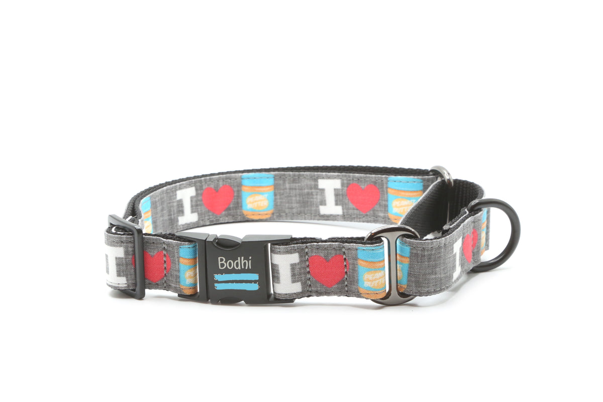 I Heart Peanut Butter Dog Collar