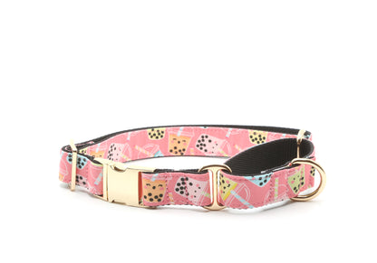 Boba Milk Tea dog collar