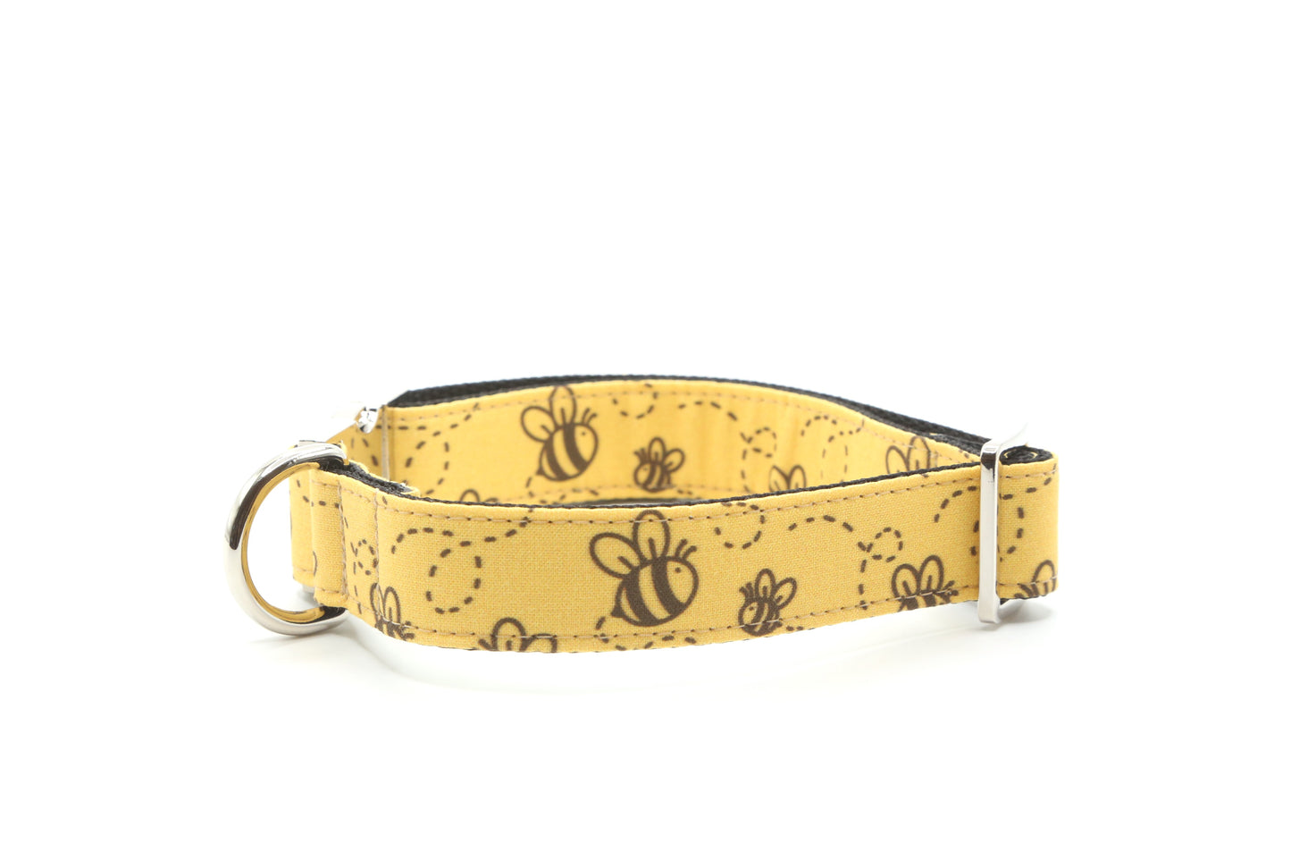 Bee Happy dog collar