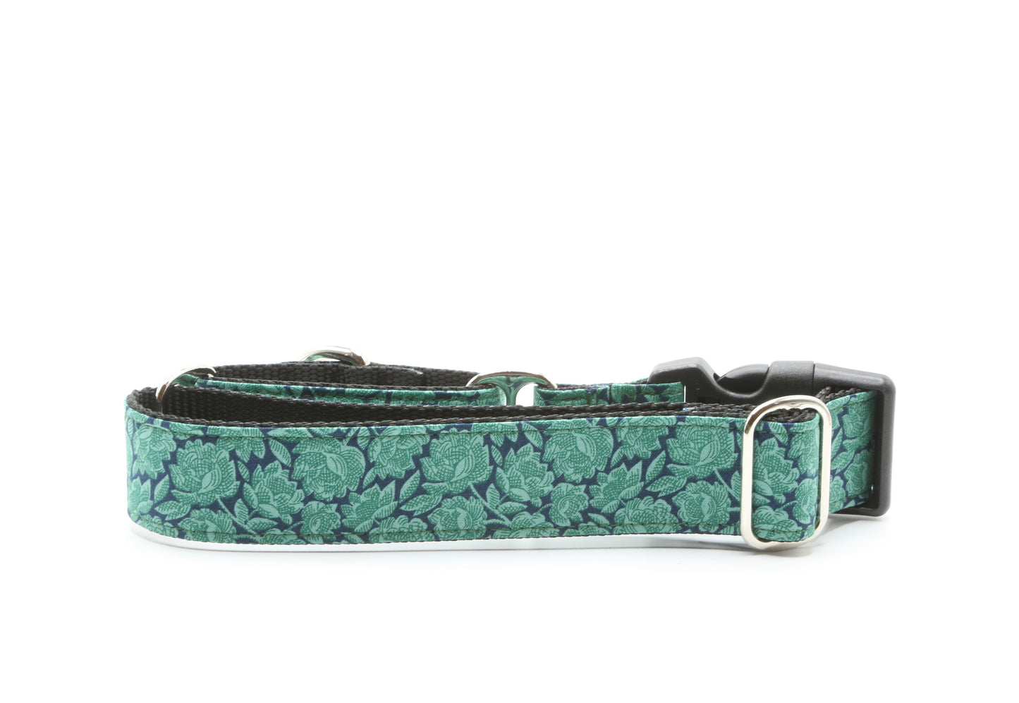 Dahlia floral dog collar