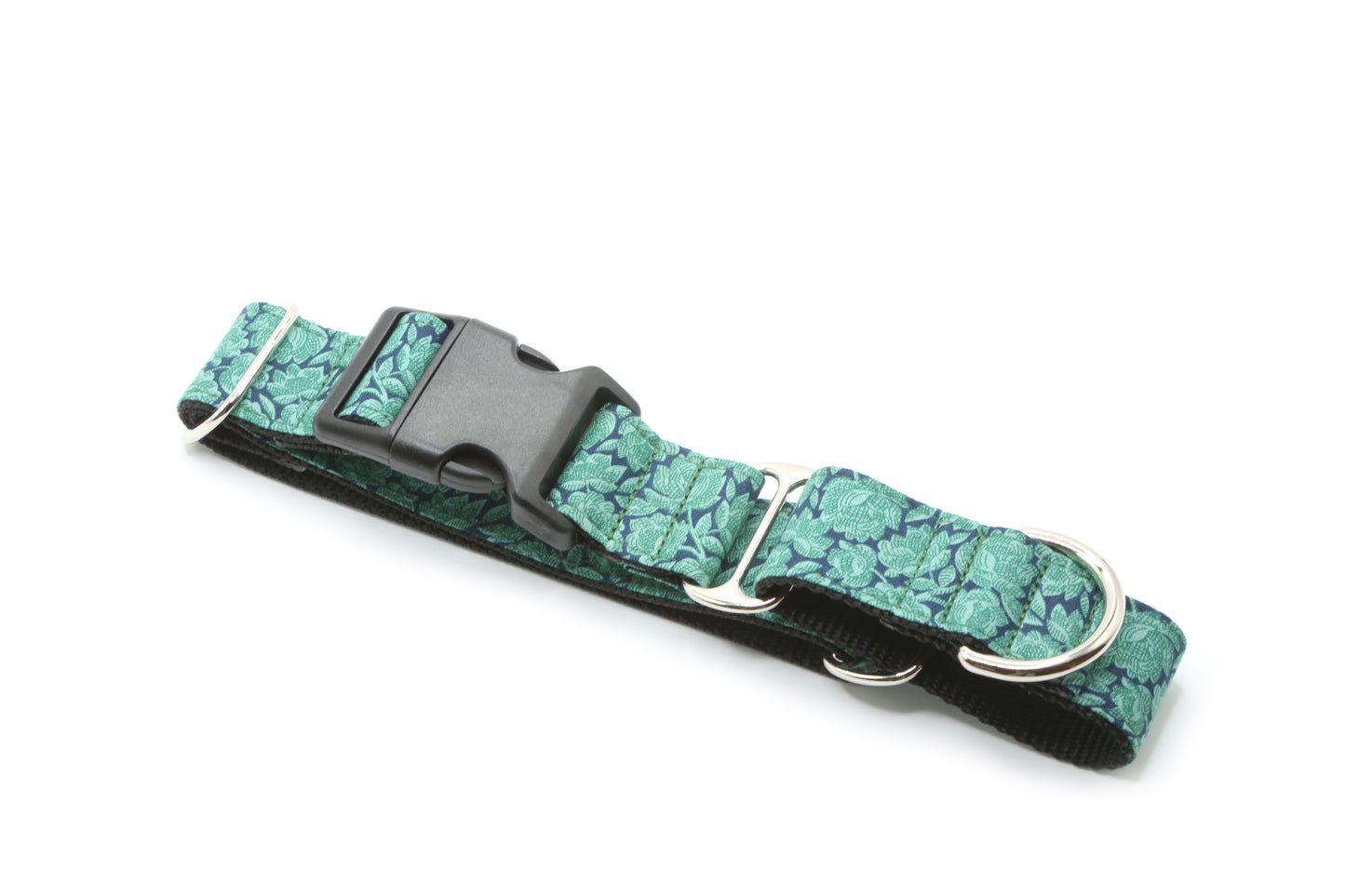 Dahlia floral dog collar