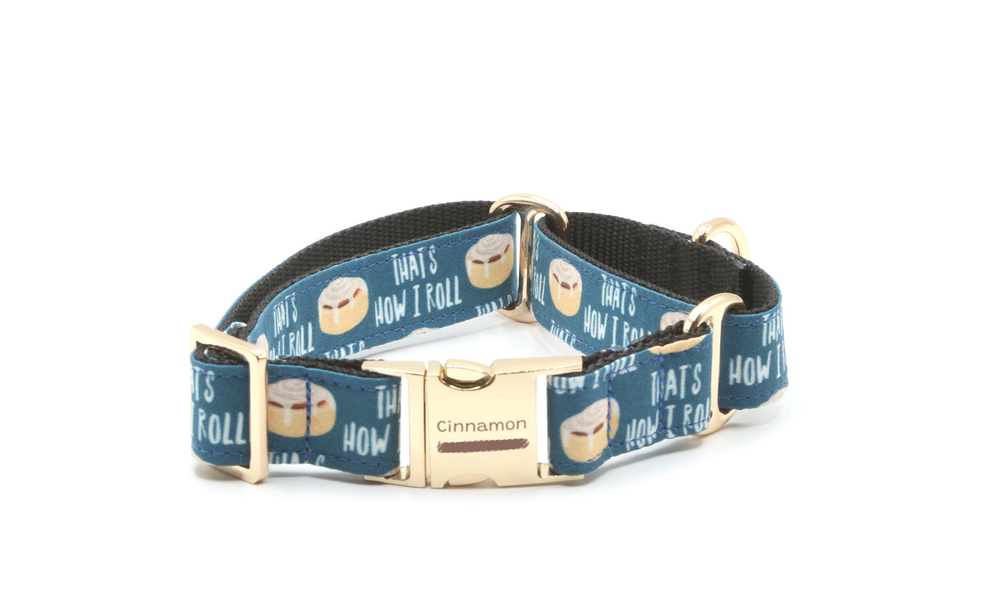 Cinnamon Roll dog collar