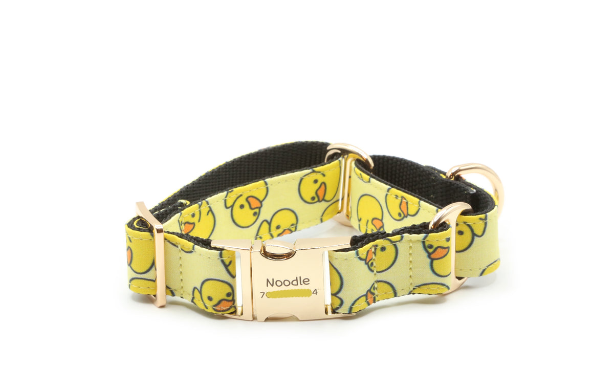 Rubber Duckie Dog Collar
