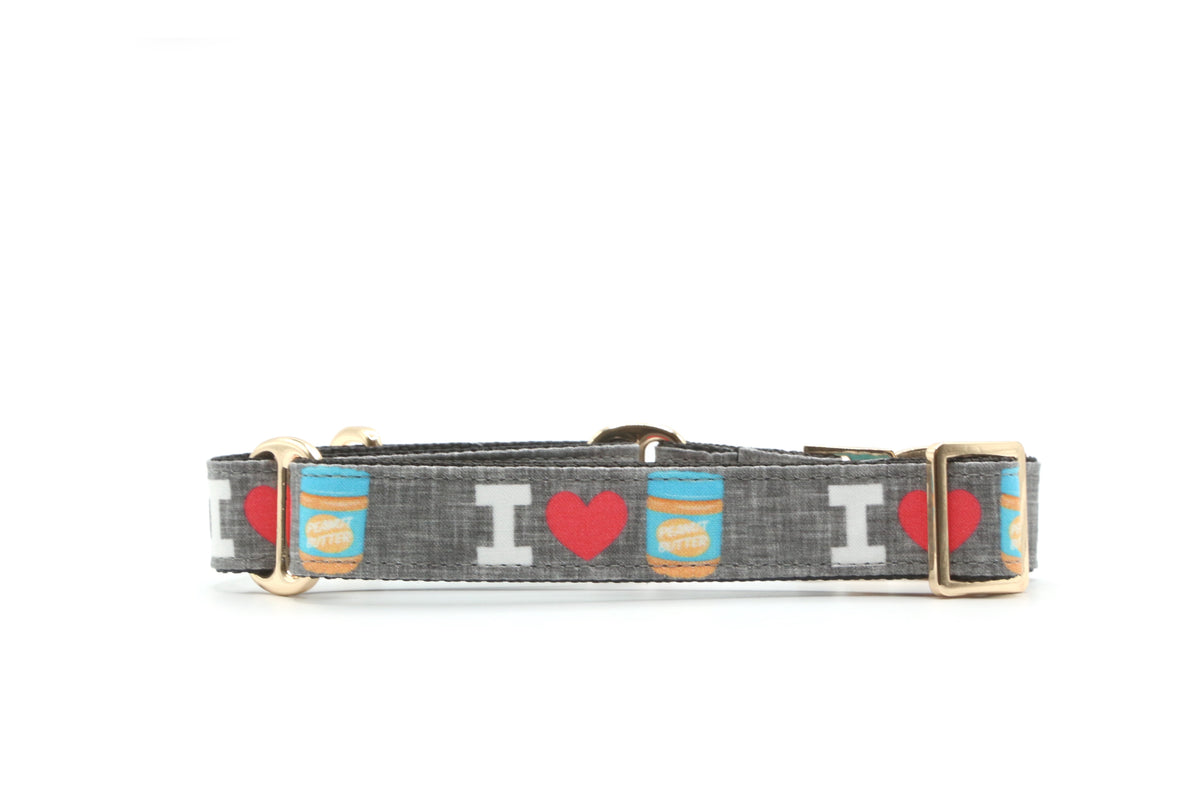 I Heart Peanut Butter Dog Collar