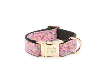 Rainbow Sprinkles Dog Collar