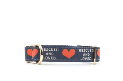 Rescued and Loved Dog Collar