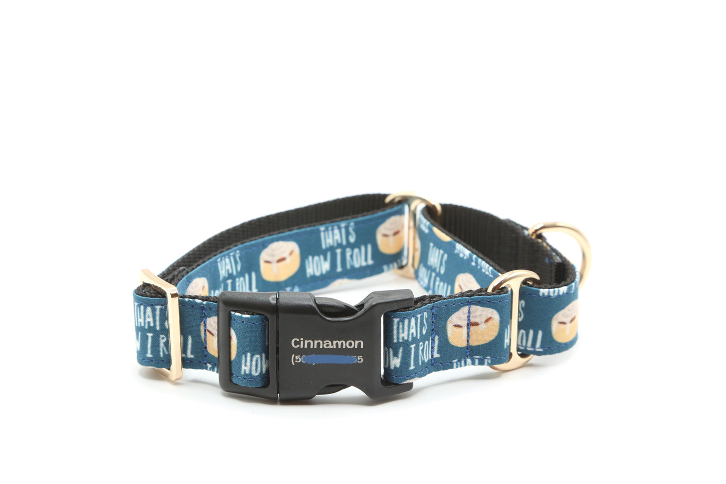 Cinnamon Roll dog collar