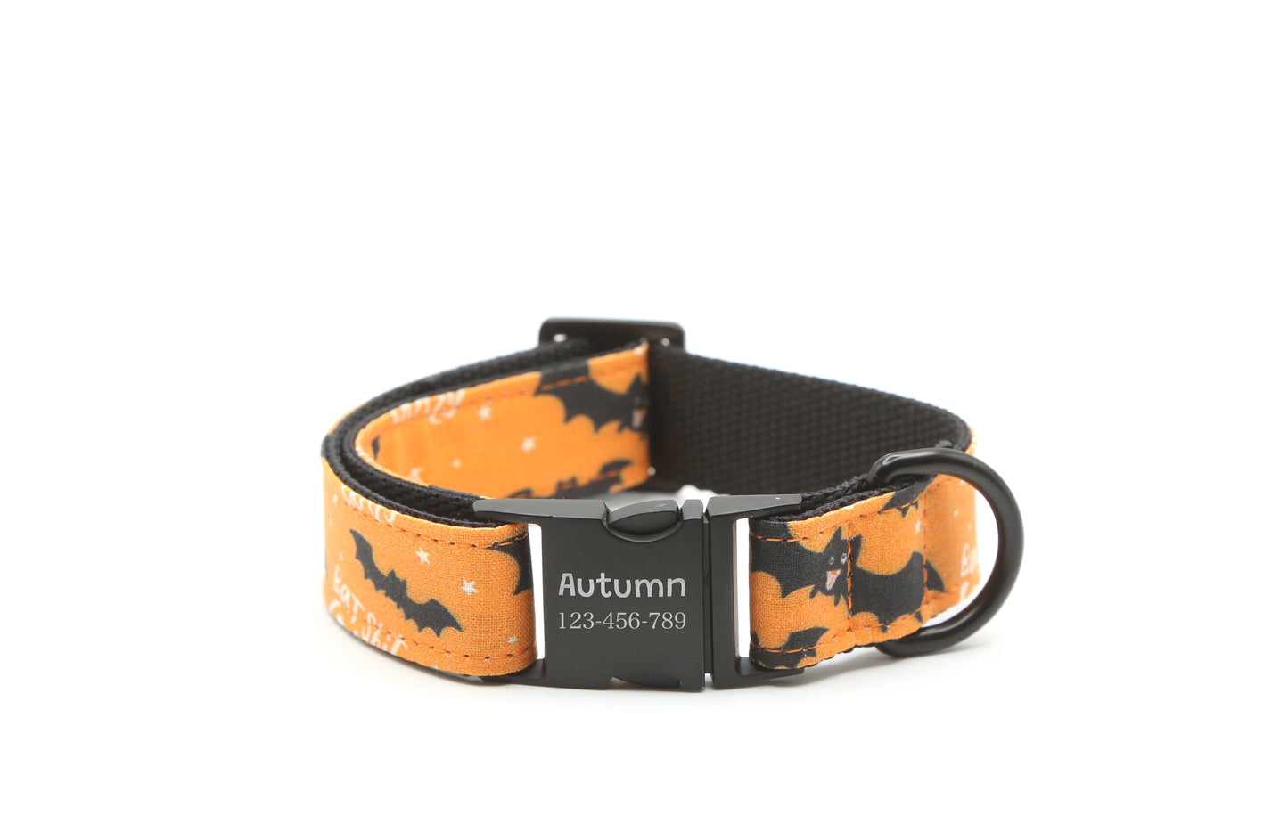 Bats dog collar