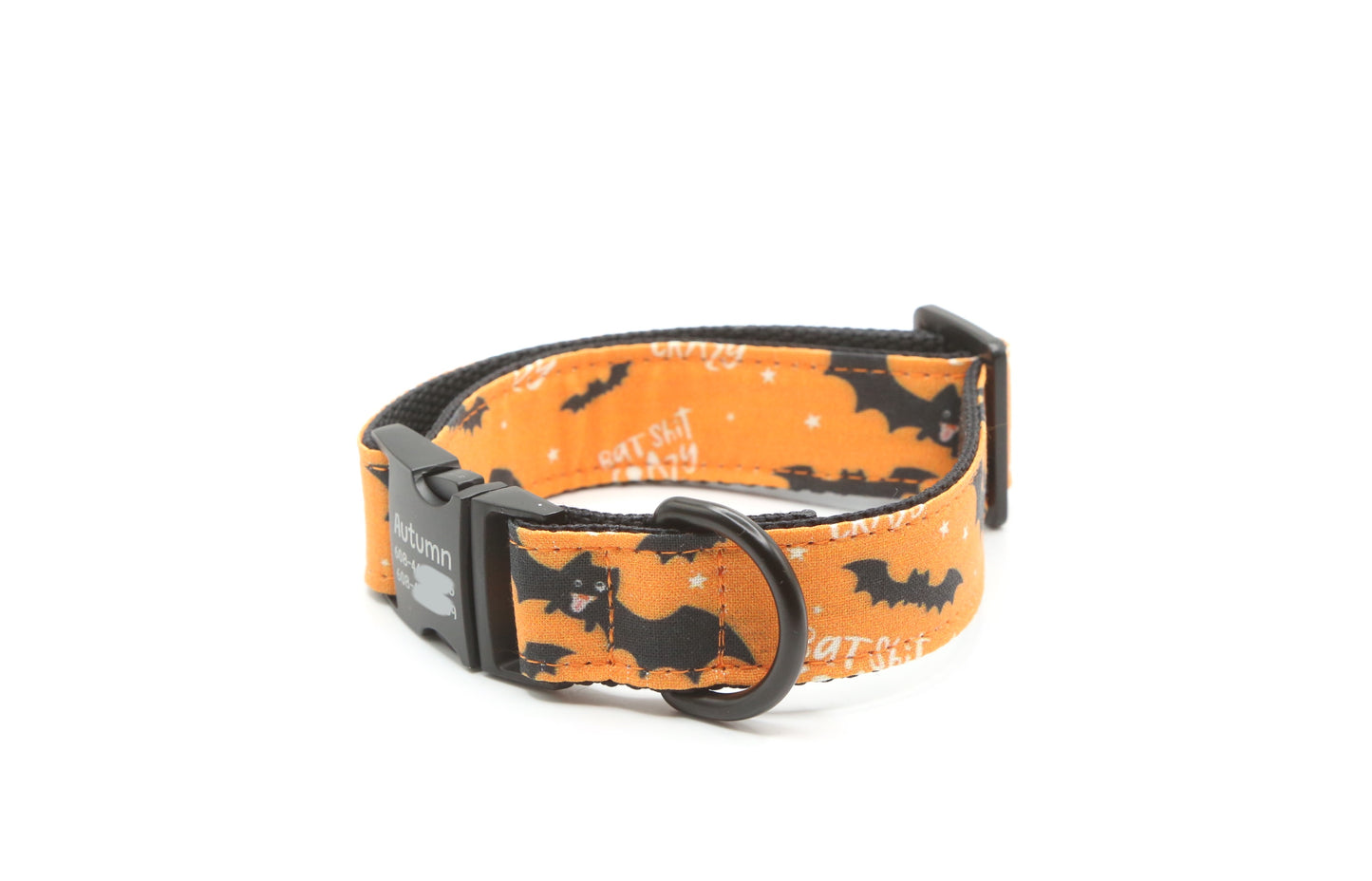 Bats dog collar