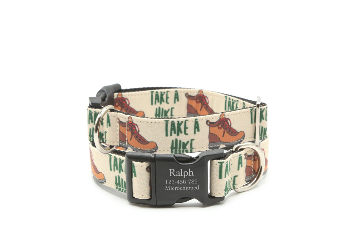 Take a Hike Dog Collar