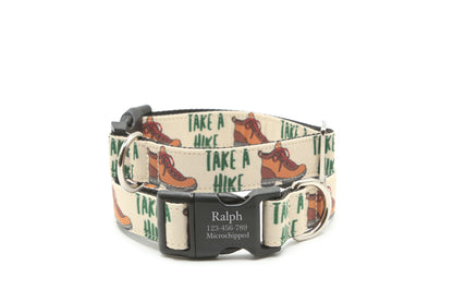 Take a Hike Dog Collar