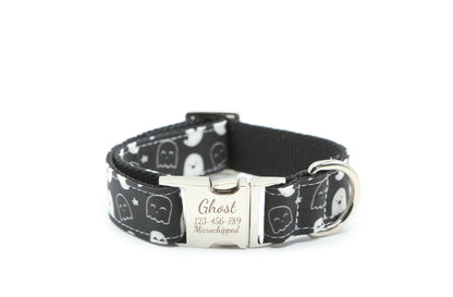 Smiling Ghost Dog Collar