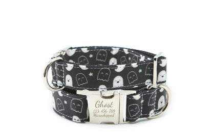 Smiling Ghost Dog Collar