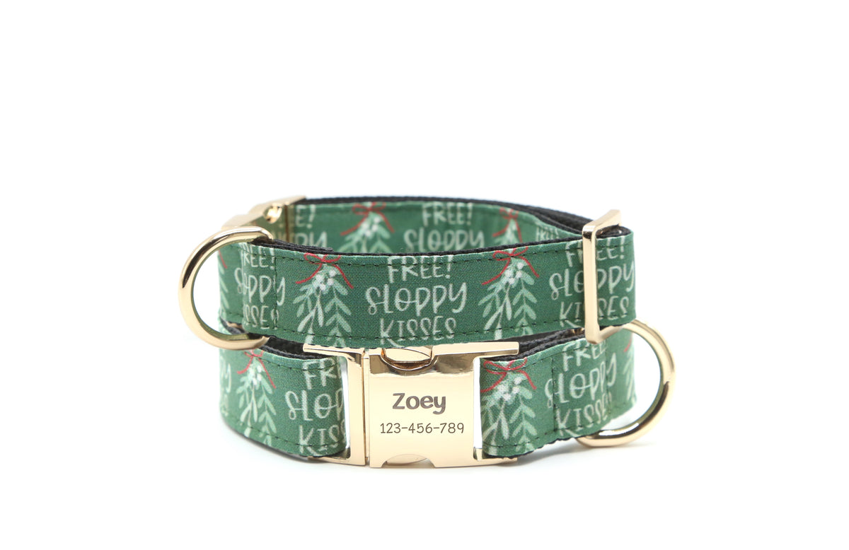 Free Sloppy Kisses dog collar