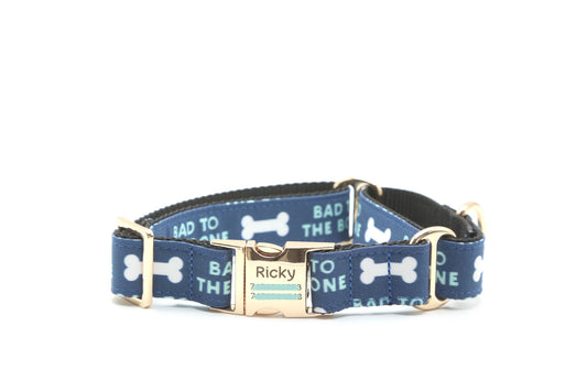 Bad to The Bone dog collar