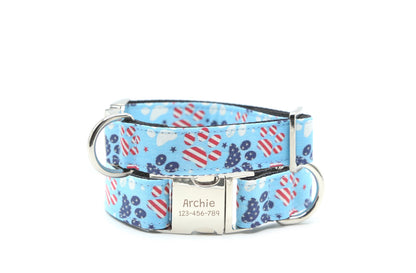 Patriotic Paws Dog Collar